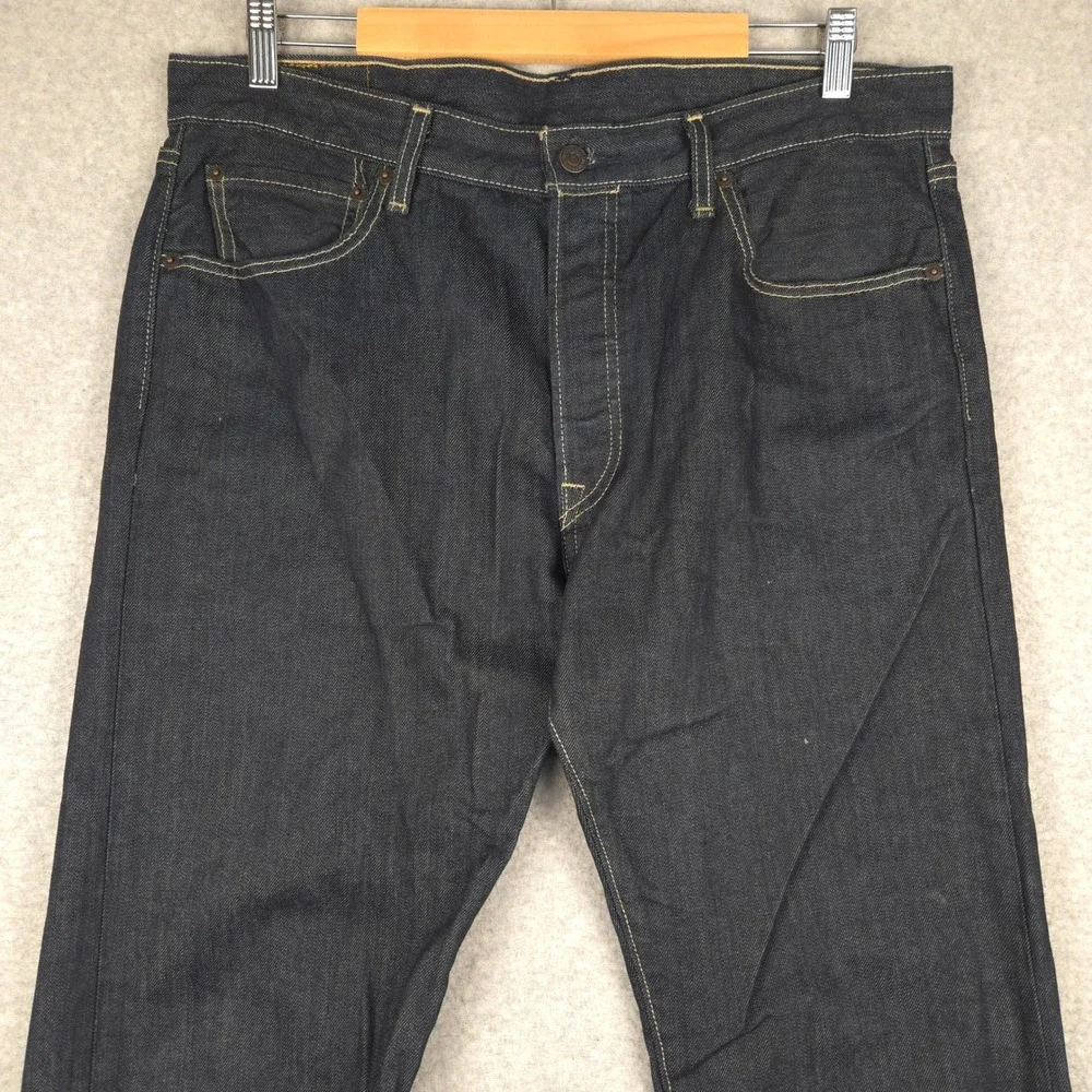 Levi Strauss 501 Mens Jeans‎ Blue Denim Regular Fit 34x30 (Fits 36x30